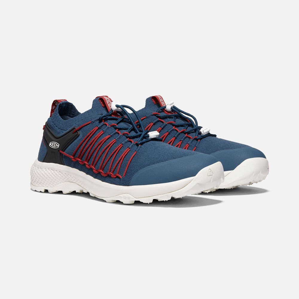 Keen Sneakers Heren Blauw/Rood - Explore Uneek - 43590-PUIV